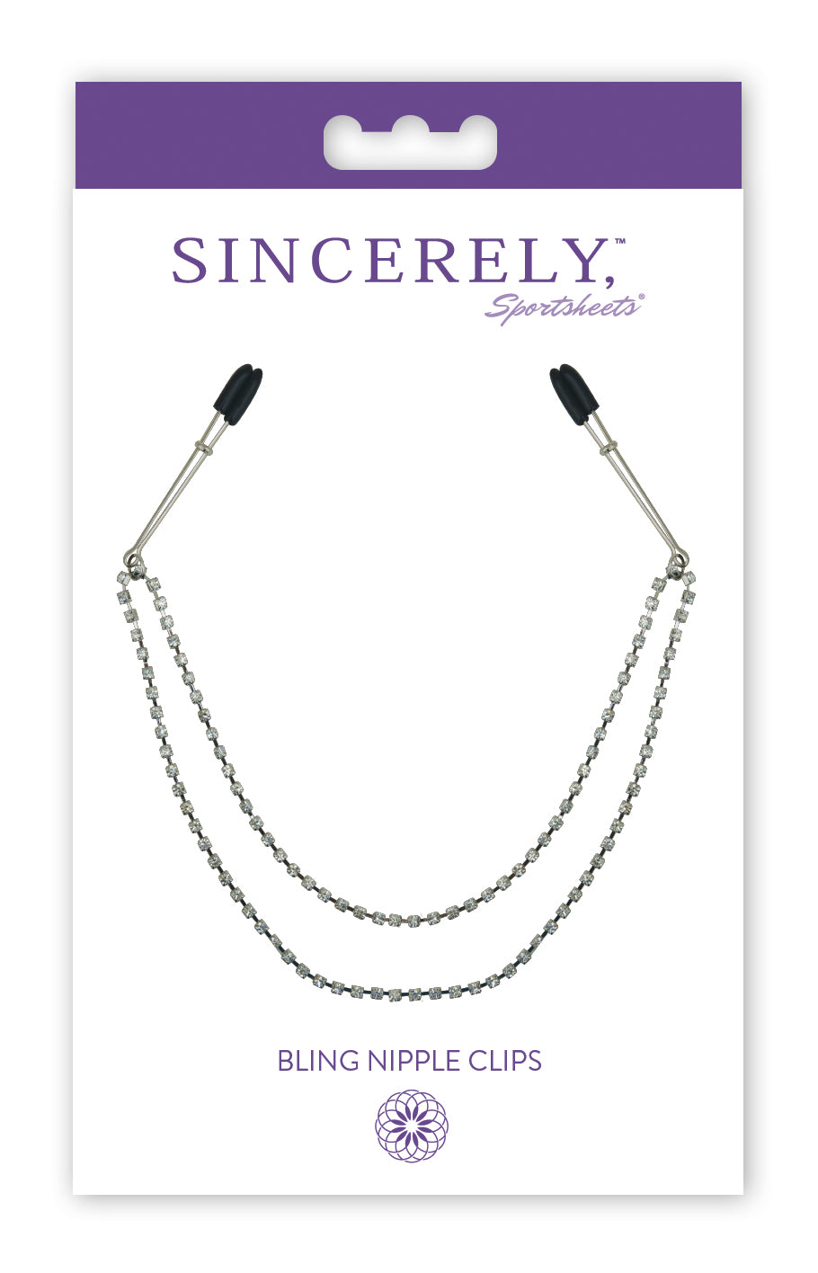 Sincerely Bling Nipple Clips by Sportsheets