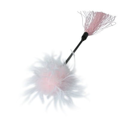 Sex and Mischief Whip and Tickle - Pink and White by Sportsheets