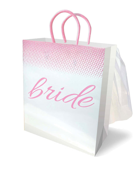 Little Genie Bride Gift Bag with Veil and Woven Handles - LG-LGP034