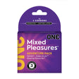 Paradise Marketing One Mixed Pleasures Condoms, 3-Count Variety Pack - PM110106C