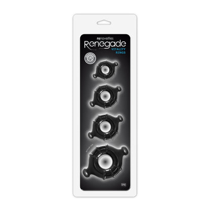 Renegade Vitality Rings - Black by nsnovelties