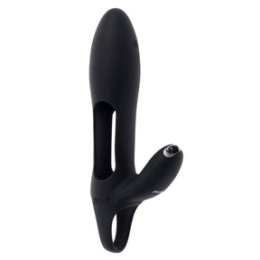 Evolved Novelties Nautilus Vibrating Penis Sleeve — Black - ZE-RS-5605-2