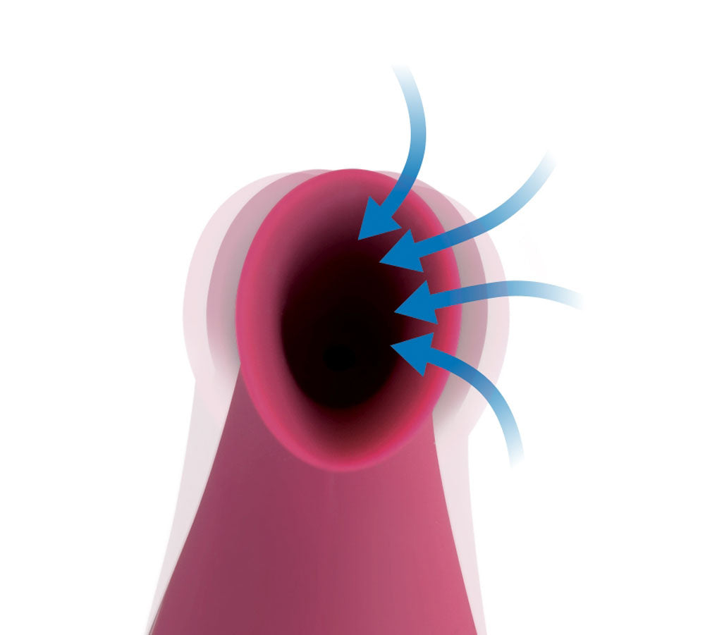Shegasm Intense 2 in 1 Clit Stimulator - Pink by XR Brands