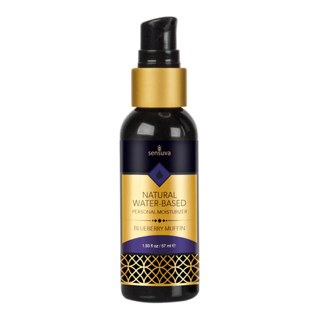 Sensuva Natural Water-Based Personal Lubricant — Blueberry Muffin (1.93 fl oz) - SEN-VL691