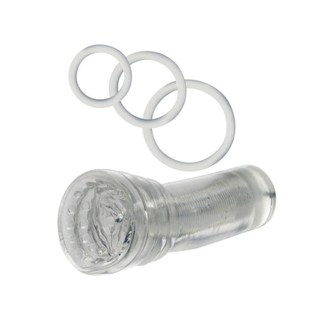 CalExotics Sue Johansons Travel Head Honcho Kit — Compact Stroker with 3 Silicone Rings - SE9572103