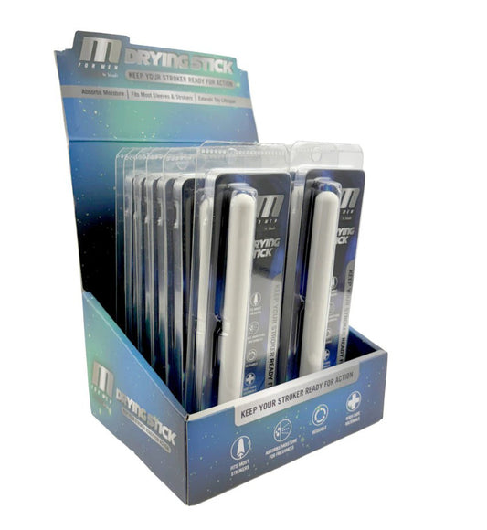 Blush M For Men Drying Stick — White, 12 Pack Counter Display - BL-06324-12