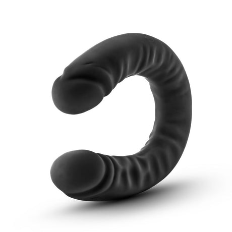 Blush Ruse Double-Headed Silicone Dildo — 18 Inch, Black - BL-32395