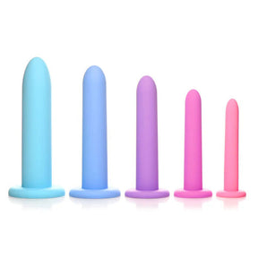 XR Brands Silicone Pelvic Kegel Exerciser Set — 5 Graduated Sizes - PA-AH300