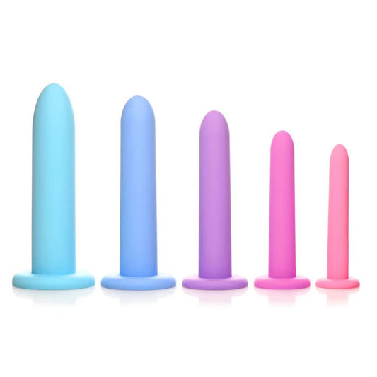 XR Brands Silicone Pelvic Kegel Exerciser Set — 5 Graduated Sizes - PA-AH300