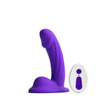 nsnovelties Colours Curve Vibrating Dildo, 5-inch - Purple - NSN-0402-45