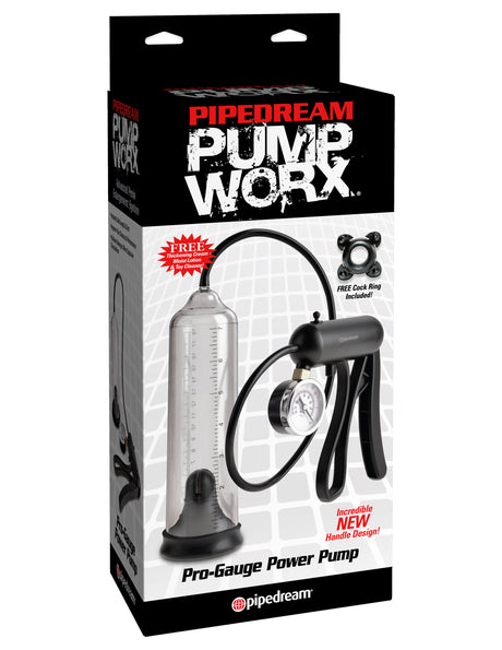 Pipedream Pro-Gauge Power Penis Pump with Pressure Gauge - PD3151-23
