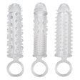 CalExotics 3-Piece Textured Penis Extension Set - SE1625602