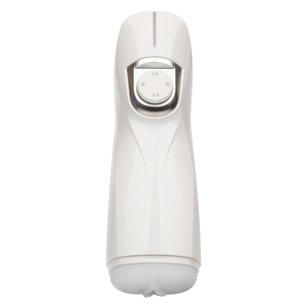 CalExotics Optimum Power Life-like Pulsar Stroker — White, USB Rechargeable - SE0858573