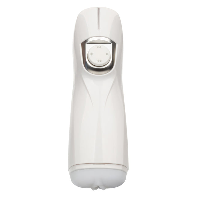 CalExotics Optimum Power Life-like Pulsar Stroker — White, USB Rechargeable - SE0858573