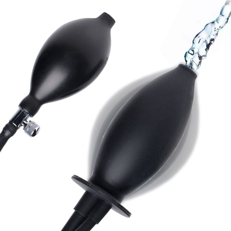 CleanStream Inflatable Enema Plug with Through-Tube, 4.5 in - 811847011605