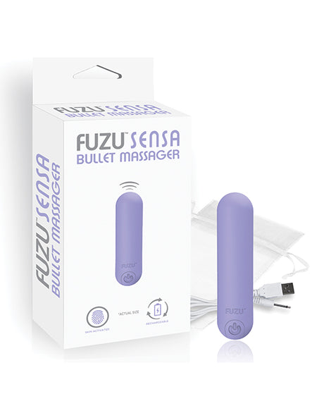 Fuzu Sensa Activated Rechargeable Bullet Massager - Pastel Purple by Fuzu