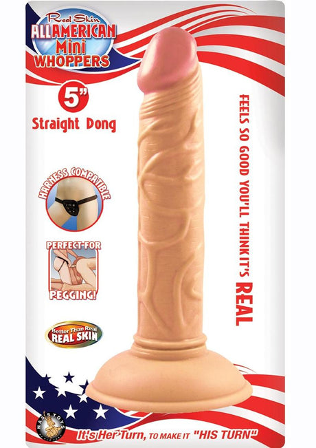All American Mini Whoppers 5-Inch Straight Dong - Flesh