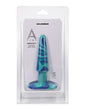 A Play 5" Groovy Silicone Anal Plug - Ocean by A-Play