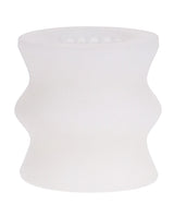 GoodHead Glow Helping Head Silicone Mini Strokers — Frost (2 Pack)