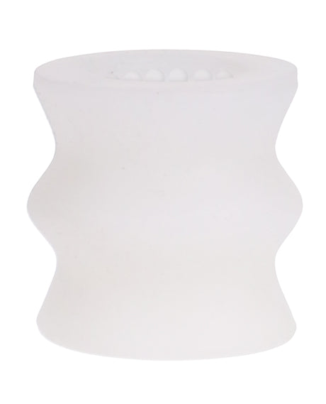 GoodHead Glow Helping Head Silicone Mini Strokers — Frost (2 Pack)