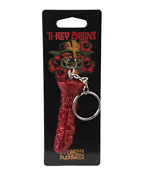 Polynesian Pleasures TI-Key Chains - Lele Lele Air Idol - Wood Bronze by Polynesian Pleasures
