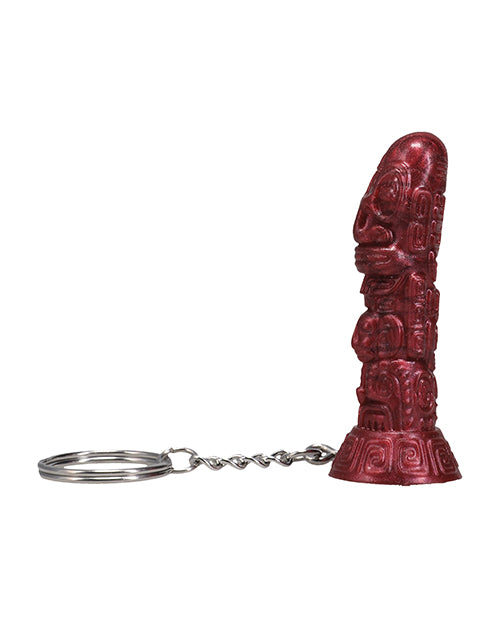 Polynesian Pleasures Lele Lele Air Idol Silicone Keychain — Wood Bronze