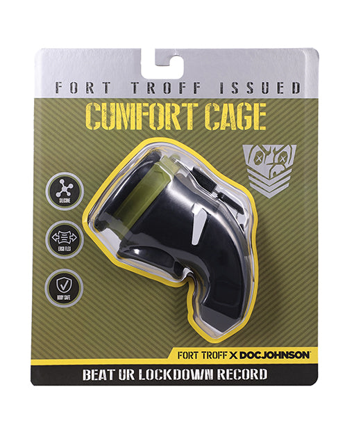 Fort Troff CUMfort Cage Chastity Cage - Black by Fort Troff