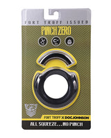 Fort Troff Pinch Zero Cock Ring - Black by Fort Troff