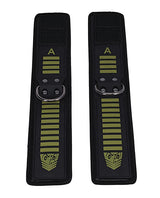 Fort Troff Tactical Ankle Cuffs - Black/Green by Fort Troff