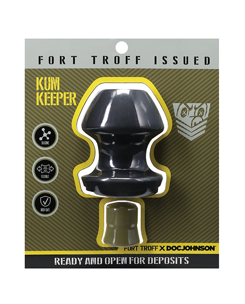 Fort Troff Kum Keeper Anal Plug - Large, Black by Fort Troff