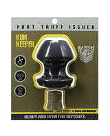 Fort Troff Kum Keeper Anal Plug - Large, Black by Fort Troff