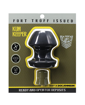 Fort Troff Kum Keeper Anal Plug - Large, Black by Fort Troff