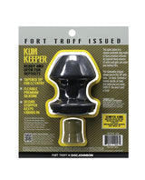 Fort Troff Kum Keeper Anal Plug - Large, Black by Fort Troff