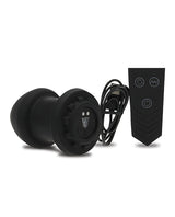 Fort Troff Robo Rimmer Vibrating Anal Plug with Remote — Black