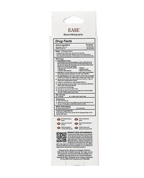 Intimate Enhancements Ease Throat Relaxing Spray — Salted Caramel, 2 oz