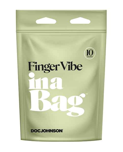 In A Bag Finger Vibe — Silicone, USB Rechargeable (Pink)