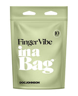 In A Bag Finger Vibe — Silicone, USB Rechargeable (Pink)
