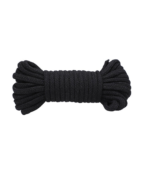 In A Bag 32 ft Cotton Bondage Rope — Black