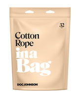 In A Bag 32 ft Cotton Bondage Rope — Black