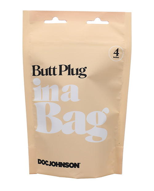 In A Bag 4" Butt Plug - Black by In A Bag