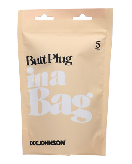 In A Bag 5" Butt Plug - Black by In A Bag
