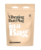 In A Bag 5" Vibrating Butt Plug - Black by In A Bag