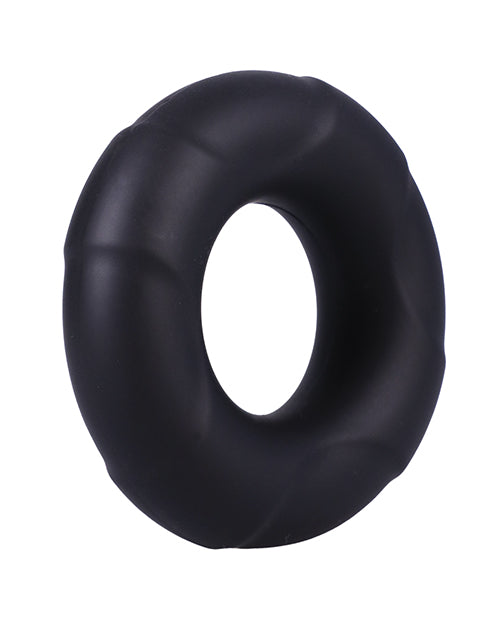 In A Bag C-Ring Penis Ring — Stretch Silicone, Black