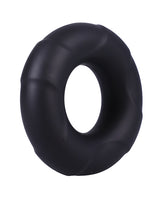 In A Bag C-Ring Penis Ring — Stretch Silicone, Black
