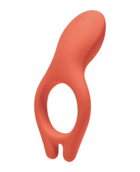 iVibe Select iRing Vibrating Silicone Ring — Coral