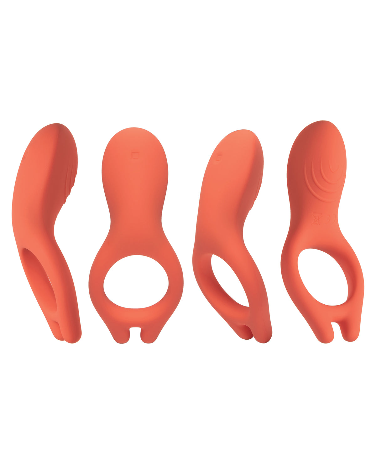 iVibe Select iRing Vibrating Silicone Ring — Coral