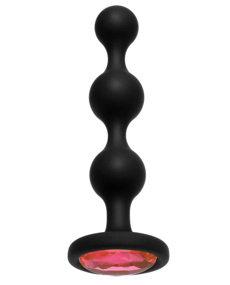 Booty Bling Wearable Silicone Anal Beads — Pink