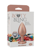 Booty Bling Jeweled Metal Plug - Large Gold by Booty Bling