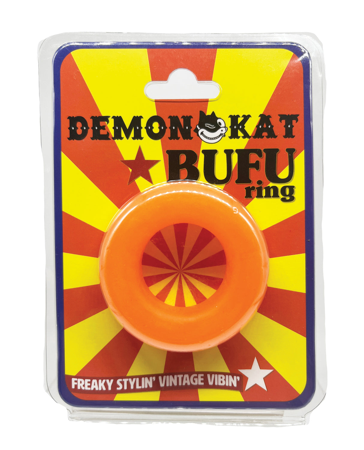 Demon Kat BuFu Ring - Orange by Demon Kat