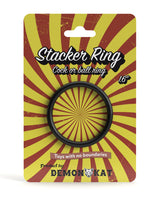 Demon Kat 1.6" Stacker Ring - Black by Demon Kat